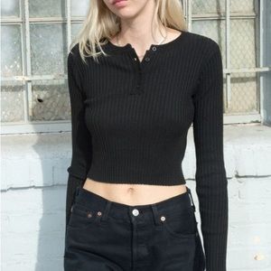 Brandy Melville Ribbed Long sleeve